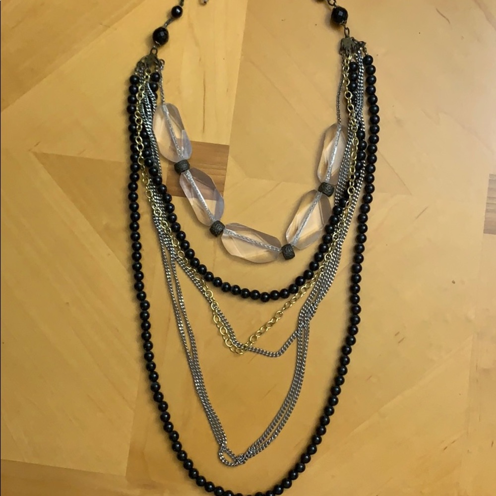 Layered statement necklace